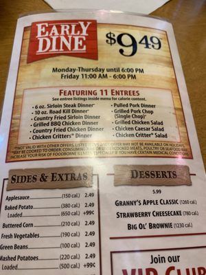 Menu photo 7 Texas Roadhouse Concord, NC