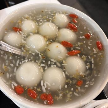 Lao Sze Chuan - Glutenous 1002 Glutinous Rice Ball in Wine Sauce with Osmanthus and Goji Berry - Szechuan Near Me - Highland Park, Illinois Lao Sze Chuan - Glutenous 1002 Glutinous Rice Ball in Wine Sauce with Osmanthus and Goji Berry - Szechuan Near Me - Highland Park, Illinois