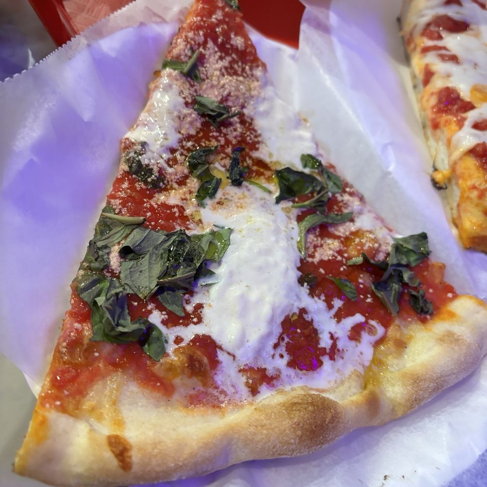 Sal’s Pizza Bar - Margarita slice I believe - Pizza Near Me - Orlando, Florida Sal’s Pizza Bar - Margarita slice I believe - Pizza Near Me - Orlando, Florida