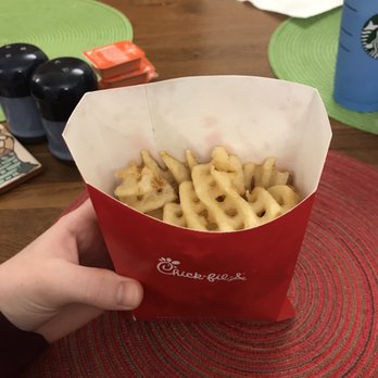 Chick-fil-A - Large fry never filled all the way. - Chicken Shop Near Me - Kirkland, Washington