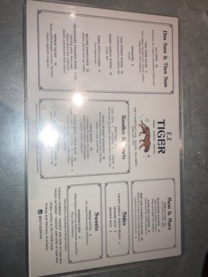 Menu photo 3 EZ Tiger Yakima, WA Menu photo 3 EZ Tiger Yakima, WA