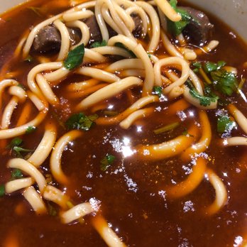 Northern Cafe - Bomb! Braised beef noodle soup large round noodles - Chinese Near Me - Gardena, California Northern Cafe - Bomb! Braised beef noodle soup large round noodles - Chinese Near Me - Gardena, California