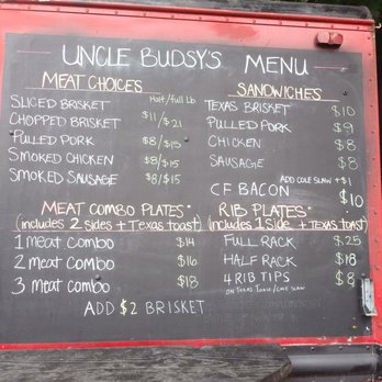 Uncle B's Smokehouse BBQ - Menu - Food Trucks Near Me