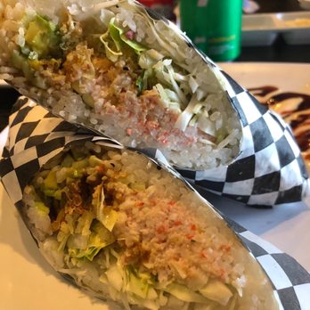 Oki Doki Sushi - Tempura Burrito Lunch - Sushi Bars Near Me - Hermosa Beach, California
