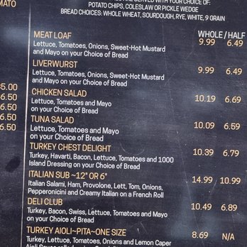 Gere-a-Deli - This was taken to show my sister where she can get her liver worse sandwich that she's been craving. - Delis Near Me - Anacortes, Washington
