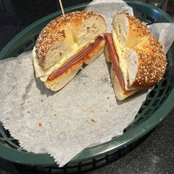 Cafe Bagel - Taylor ham cheese and Egg. Closest to an up north taste