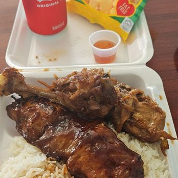 Fiesta Kainan - Chicken adobo, pork teriyaki, white rice - mango  marshmallows - Asian Fusion Near Me - Virginia Beach, Virginia