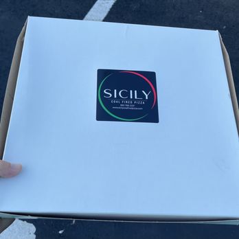 Sicily Coal Fired Pizza - What's in the box? - Pizza Near Me - Middletown, Connecticut