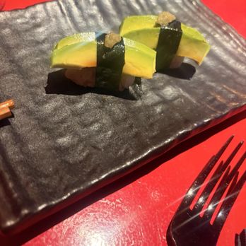 Haii Keii - avocado nigiri - 9/10 , was good but also recommend getting 2 since they are mini - Sushi Bars Near Me - Houston, Texas Haii Keii - avocado nigiri - 9/10 , was good but also recommend getting 2 since they are mini - Sushi Bars Near Me - Houston, Texas