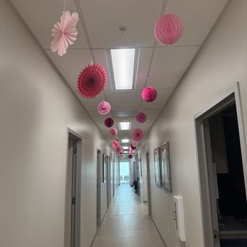 Women's Imaging Center - The hallway by mammogram area - Diagnostic Imaging Near Me - Orange, California