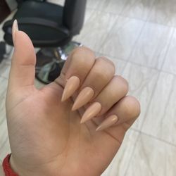TH-41 Beauty Paradise - Acrylic set with matte gel polish
