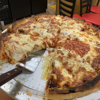 Franco's Pizza & Trattoria - Large deep dish pizza - Pizza Near Me - Broken Arrow, Oklahoma Franco's Pizza & Trattoria - Large deep dish pizza - Pizza Near Me - Broken Arrow, Oklahoma