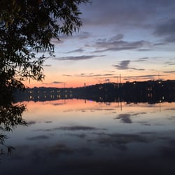 Day With A Local Helsinki - View of the 2:30 am sunset from Helsinki bay