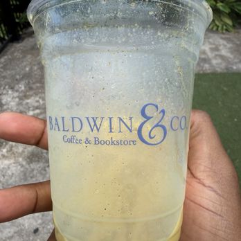 Baldwin & Co. - High yellow Tumeric latte - Bookstores Near Me - New Orleans, Louisiana