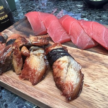 Hello Sushi - N11. Fresh Water Eel Sushi(2pcs) - Sushi Bars Near Me - Fullerton, California Hello Sushi - N11. Fresh Water Eel Sushi(2pcs) - Sushi Bars Near Me - Fullerton, California