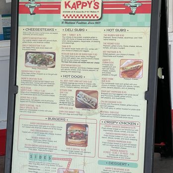 Kappy's Subs - Menu March 2025 - Burgers Near Me - Maitland, Florida Kappy's Subs - Menu March 2025 - Burgers Near Me - Maitland, Florida