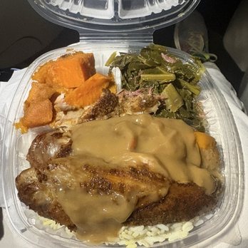 Southern Blues - Turkey Wing with collards and Candied Yams - Soul Food Near Me - Hanover, Maryland Southern Blues - Turkey Wing with collards and Candied Yams - Soul Food Near Me - Hanover, Maryland