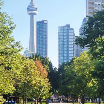 Grange Park - Downtown And CN Tower In The Distance (09/14/25). #GrangePark_Toronto @Destination_Toronto @Canada - Parks Near Me - Toronto, Ontario