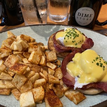 Dime Store - Classic Eggs Benedict! - Breakfast & Brunch Near Me - Detroit, Michigan