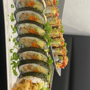 Vegan Castle - Spider Roll  Red Dragon Roll - Vegan Near Me - Long Beach, California