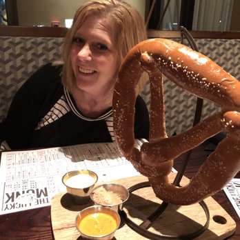 Lucky Monk - Huge pretzel appetizer - American Near Me - Barrington, Illinois Lucky Monk - Huge pretzel appetizer - American Near Me - Barrington, Illinois