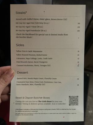 Menu photo 5 The Little Beast Seattle, WA Menu photo 5 The Little Beast Seattle, WA