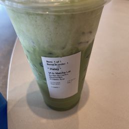 Iced Matcha Latte Iced Matcha Latte