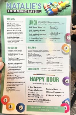 Menu photo 2 Natalie's Gilbert, AZ