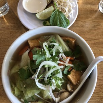 Viet Noms - Pho Chay (vegetarian, with tofu and mushrooms, noodle soup) - Vietnamese Near Me - Livermore, California Viet Noms - Pho Chay (vegetarian, with tofu and mushrooms, noodle soup) - Vietnamese Near Me - Livermore, California