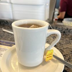 Brevard Diner - Hot tea. No choices. Lipton