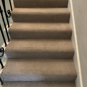Green Planet Chem-Dry - Stains on stairs due to construction - Carpet Cleaning Near Me