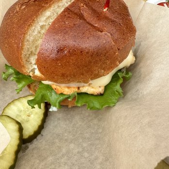 Padaro Beach Grill - Not much chicken on the chicken sandwich. - American Near Me - Carpinteria, California Padaro Beach Grill - Not much chicken on the chicken sandwich. - American Near Me - Carpinteria, California