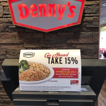 Denny's - Take advantage of your AARP card to get a 15% discount on your order. - Diners Near Me - Bremerton, Washington