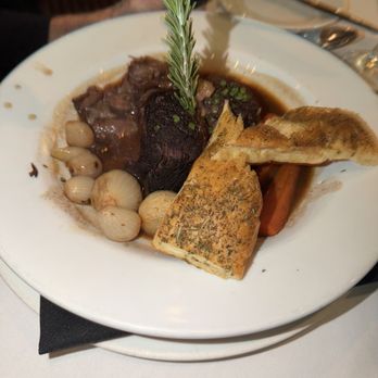 21 Oceanfront - Pot roast - good but no potatoes those are onions - New American Near Me - Newport Beach, California