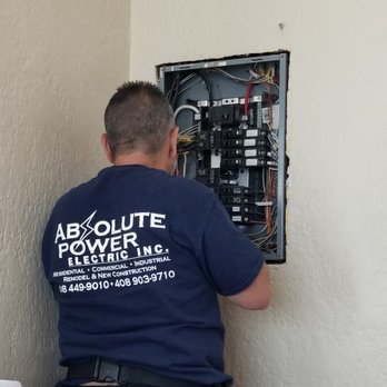 Absolute Power - Julio working on my electrical panel. - Electricians Near Me - San Jose, California