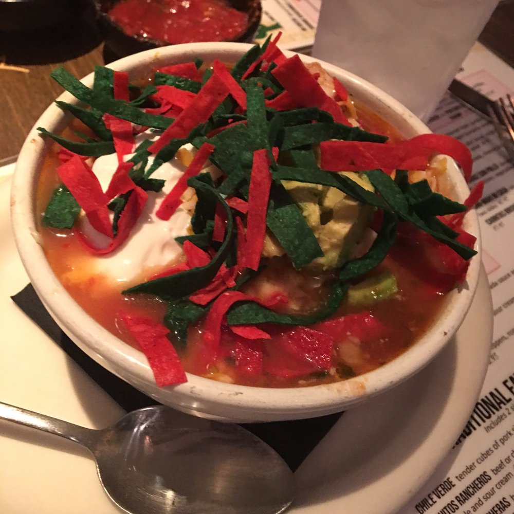 Mi Casa - Chicken Tortilla Soup... Very filling! Filled with more chicken then broth. - Mexican Near Me - Costa Mesa, California Mi Casa - Chicken Tortilla Soup... Very filling! Filled with more chicken then broth. - Mexican Near Me - Costa Mesa, California