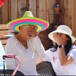Mom so touched as the Mariachi played las mananitas. Mom so touched as the Mariachi played las mananitas.