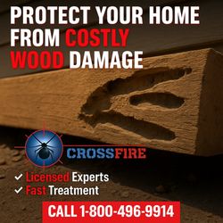 Crossfire Pest Termites & Rodents - Termite preventions service available.