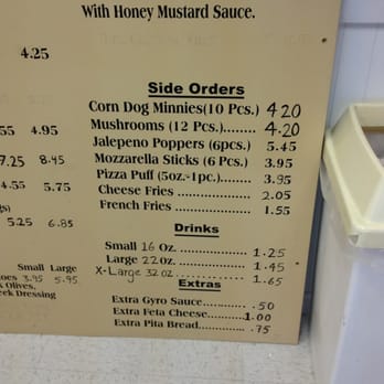 Mr Gyros - Sides, drinks, extras - Hot Dogs Near Me - Coldwater, Michigan