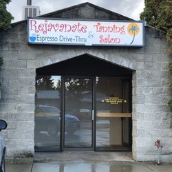Rejavanate Espresso DRIVE-Thru - Front door, but Coffee sold through drive-thru only.