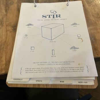 STIR Charlotte - Large menu - New American Near Me - Charlotte, North Carolina STIR Charlotte - Large menu - New American Near Me - Charlotte, North Carolina