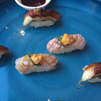 China Chilcano - BBQ eel and Engawa sushis. Loved both but the BBQ eel was my favorite! - Peruvian Near Me - Washington, DC, District of Columbia