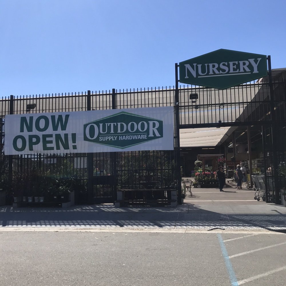 Orchard Supply.....er I mean OUTDOOR Supply Hardware is OPEN Orchard Supply.....er I mean OUTDOOR Supply Hardware is OPEN