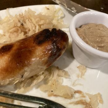 Rathskeller - Weisswurst Cabbage Apple Juice - German Near Me - Elkridge, Maryland Rathskeller - Weisswurst Cabbage Apple Juice - German Near Me - Elkridge, Maryland