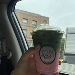 Rose matcha tea- so good and so pretty Rose matcha tea- so good and so pretty