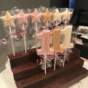 Wendy's Chocolates & Gift Baskets - Chocolate, "1" mold, gold & translucent shimmers from Wendy's - Candy Stores Near Me - Miami, Florida Wendy's Chocolates & Gift Baskets - Chocolate, "1" mold, gold & translucent shimmers from Wendy's - Candy Stores Near Me - Miami, Florida