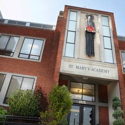 St Mary's Academy - This is an image of the front exterior of the St. Mary's Academy building in downtown Portland, Oregon.
