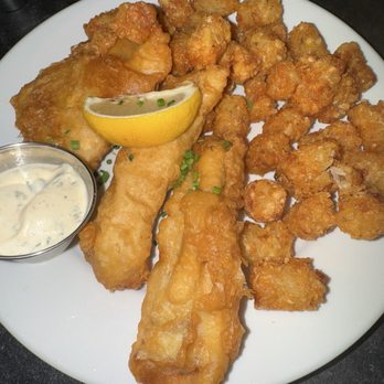 Hell's Kitchen - Beer Battered Walleye Fish & Chips - New American Near Me - Minneapolis, Minnesota