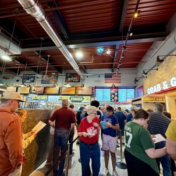 Portillo's Denton - a group of people in a food court - Hot Dogs Near Me - Denton, Texas