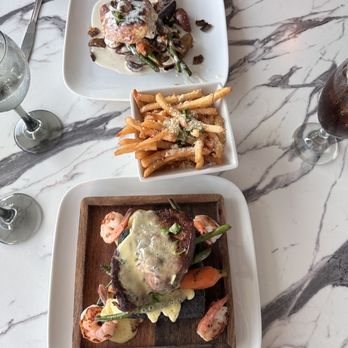 Sylver Spoon - Chicken Wellington and Salt Cube Fillet. Truffle fries - Dinner Theater Near Me - New Braunfels, Texas Sylver Spoon - Chicken Wellington and Salt Cube Fillet. Truffle fries - Dinner Theater Near Me - New Braunfels, Texas